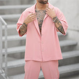 Ensemble Chemise Oversize et Pantalon Assortis