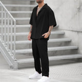 Ensemble Chemise Oversize et Pantalon Assortis