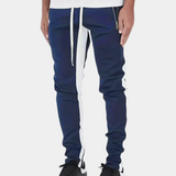 Jogger Contrasté à Bandes Latérales