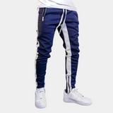 Jogger Contrasté à Bandes Latérales