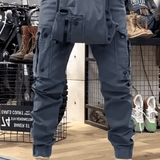 Pantalon Cargo Tactique à Chevilles Resserrées