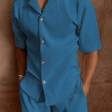 Ensemble Texturé Chemise et Short