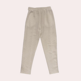 Pantalon Jogger à Boutons Latéraux Contrastés