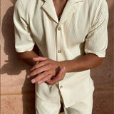 Ensemble Texturé Chemise et Short