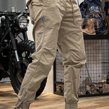 Pantalon Cargo Tactique à Chevilles Resserrées