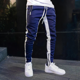 Jogger Contrasté à Bandes Latérales