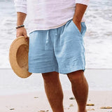 Short Ample à Taille Élastique et Cordon