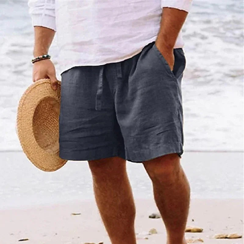 Short Ample à Taille Élastique et Cordon