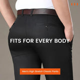 Pantalon Classique Extensible Coupe Ajustée