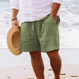 Short Ample à Taille Élastique et Cordon