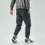 Jogger Denim Ample à Chevilles Resserrées