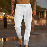 Pantalon à Taille Élastique Effet Dégradé
