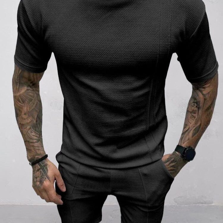 Ensemble Texturé T-Shirt et Short