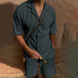 Ensemble Texturé Chemise et Short