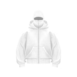 Sweat à Capuche Zippé Oversize