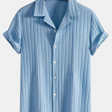 Ensemble Chemise Rayée et Pantalon Assorti