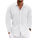 Chemise Texturée à Col Ouvert
