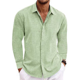 Chemise Texturée à Col Ouvert