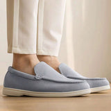 Mocassins Homme en Toile à Enfiler
