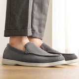 Mocassins Homme en Toile à Enfiler