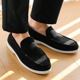Mocassins Homme en Toile à Enfiler