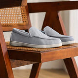 Mocassins Homme en Toile à Enfiler