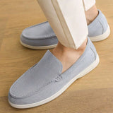 Mocassins Homme en Toile à Enfiler