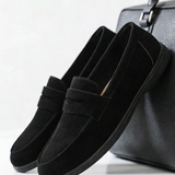 Mocassins Homme en Suédine à Bride