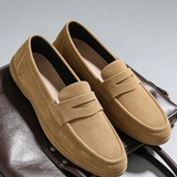 Mocassins Homme en Suédine à Bride