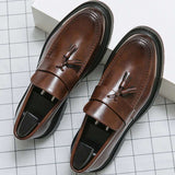 Mocassins Homme en Cuir à Bride