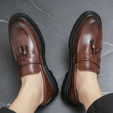 Mocassins Homme en Cuir à Bride