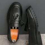 Mocassins Homme en Cuir à Bride