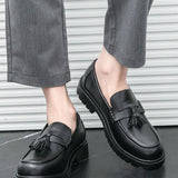 Mocassins Homme en Cuir à Bride