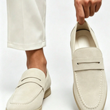 Mocassins Homme en Suédine à Enfiler