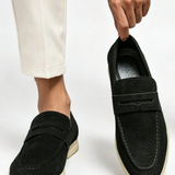 Mocassins Homme en Suédine à Enfiler