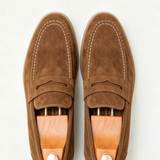 Mocassins Homme en Suédine à Enfiler