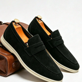 Mocassins Homme en Suédine à Enfiler