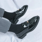 Mocassins Homme Vernis à Bride