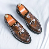 Mocassins Homme Vernis à Bride