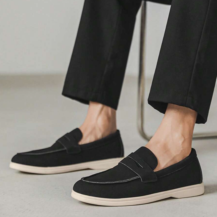 Mocassins Homme à Enfiler avec Bride
