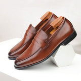 Mocassins Homme en Cuir à Enfiler