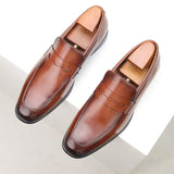 Mocassins Homme en Cuir à Enfiler