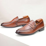 Mocassins Homme en Cuir à Enfiler