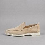 Mocassins Homme en Suédine à Enfiler