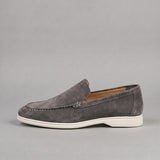 Mocassins Homme en Suédine à Enfiler