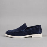 Mocassins Homme en Suédine à Enfiler