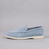 Mocassins Homme en Suédine à Enfiler