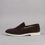 Mocassins Homme en Suédine à Enfiler