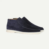 Mocassins Homme en Suédine à Enfiler