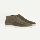 Mocassins Homme en Suédine à Enfiler